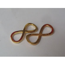 Material de liga de zinco design de pingente de ouro simples à venda